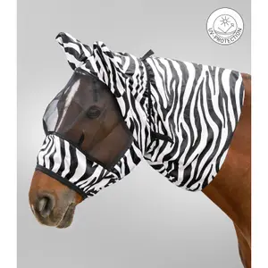 Μάσκα κατά των μύγων για άλογα Waldhausen Zebra image-0