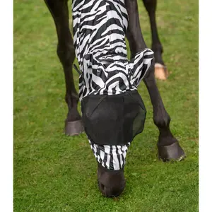 Μάσκα κατά των μύγων για άλογα Waldhausen Zebra image-3