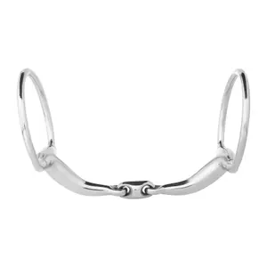 Ergonomic Double Jointed Olive Bit for Horse Waldhausen image-1