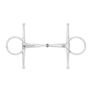 Single Jointed Needle Bit for Horse Waldhausen 16 mm image-0