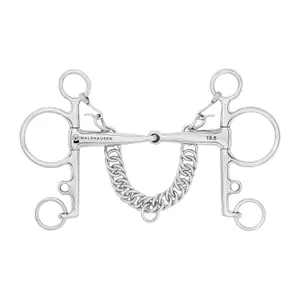 Simple Happy Mouth Pelham Bit for Horse Waldhausen image-0