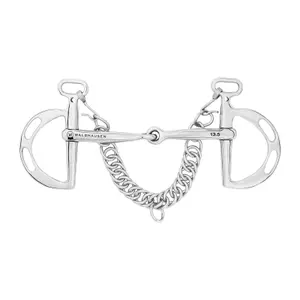 Simple Snaffle Bit for Jumping Horse Waldhausen image-0