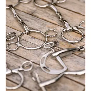 Double twisted snaffle bit for horse Waldhausen image-1