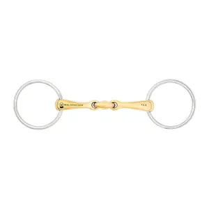 Double snaffle bits for horses Waldhausen Cyprium 16 mm image-0