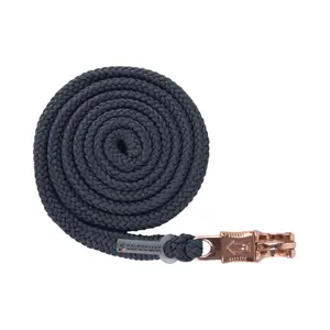 Pink riding lunge line with panic clip Waldhausen Modern