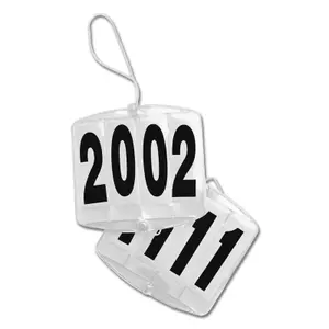 Pferdenummernhalter mit 4 Ziffern für das Zaumzeug Waldhausen image-0