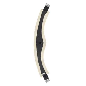 Sangle de dressage d'équitation demi-lune longue avec tissu molletonné Waldhausen image-0
