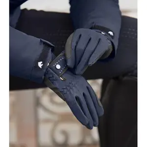 Uniwersalne rękawice jeździeckie dla dzieci skórzane ELT Der Allrounder image-1