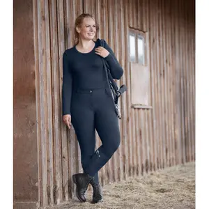Women's full grip riding trousers ELT Dahlia Silikon image-1