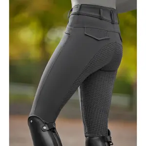 High-waisted women's full grip riding trousers ELT Kassandra image-3