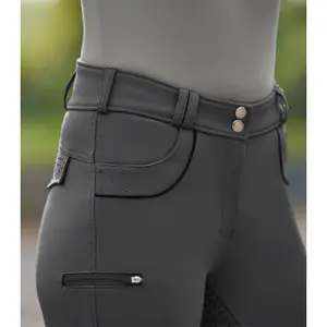 High-waisted women's full grip riding trousers ELT Kassandra image-4