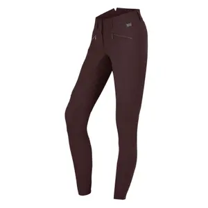 High-waisted full grip silicone competition riding trousers for women ELT Hella image-0
