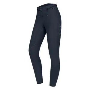 Pantaloni da equitazione mid grip donna ELT Maja image-0