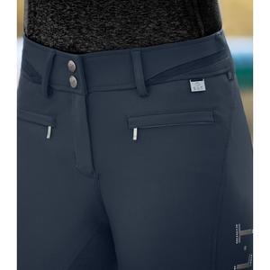 Pantaloni da equitazione mid grip donna ELT Maja image-4