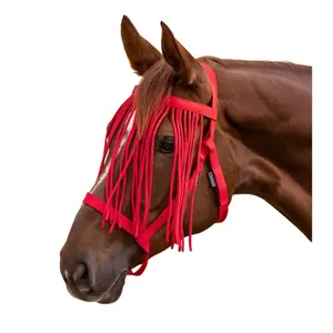 Cabezada de pastoreo con borlas anti-moscas para caballo Waldhausen image-0