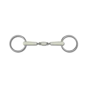 Double jointed roller bit for horse Happy Mouth image-0