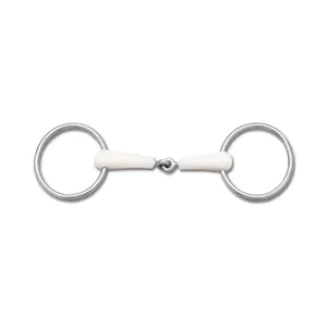 Mors 2 anneaux pour cheval brisés Happy Mouth image-0