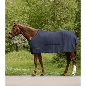 Couverture anti-mouches pour cheval avec bavette ventrale Waldhausen Comfort image-0