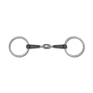 Dubbele breuk rubberen mondstuk voor paard Waldhausen d