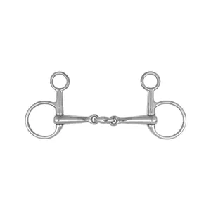 Double twisted snaffle bit for horse Waldhausen Massif