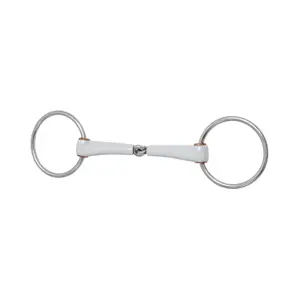 Simple snaffle bit for horse with ring Beris image-0