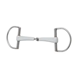 Single jointed snaffle bit for horse Beris image-0