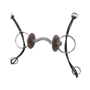 Mors sollevatore per cavallo con passaggio della lingua, duro Beris Konnex