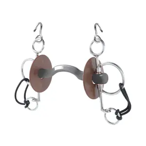 6532811-130-pelham-for-kort-hast-med-tungtrans-mjuk-beris-konnex-130-mm-gra-silver-brun-130-mm