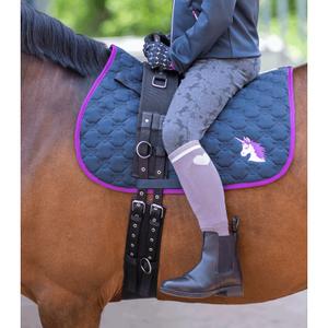 Saddle pad with a handle for horses Star image-1