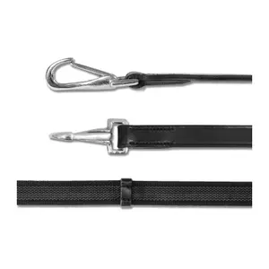 Reins para cavalo antiderrapantes com mosquetão Waldhausen image-0