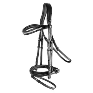 Combined riding bridle and noseband Waldhausen X-Line Supersoft Joy image-0