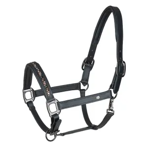 Halsband voor pony van leer Waldhausen Crystal image-0
