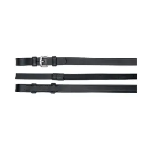 Leather and rubber reins for horse Waldhausen image-0