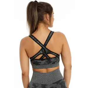 Dames camouflageprint bh Wallderinska Seamless image-1