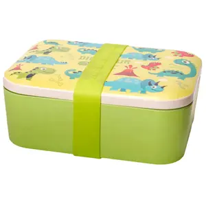 Sandwich box with rubber Water Revolution Eco Dinos image-0