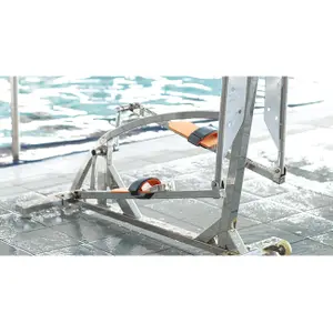 Vélo elliptique pour piscine inox Waterflex Elly image-1