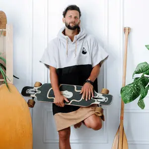 Poncho cotton Wave Hawaii image-1