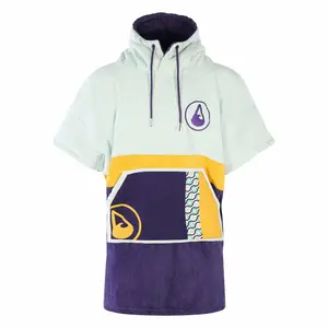 Poncho cotton velours enfant Wave Hawaii image-0