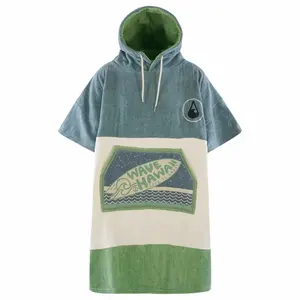 Poncho Baumwolle Samt Wave Hawaii image-0