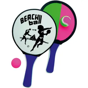 Set of 2 rackets and 2 scratch balls for children WDK Partner image-0