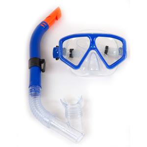 a1600079-swimming-pool-accessories-kit-mask-snorkel-adult-glass-wdk-partner-blue-white-17-5x8x46-cm