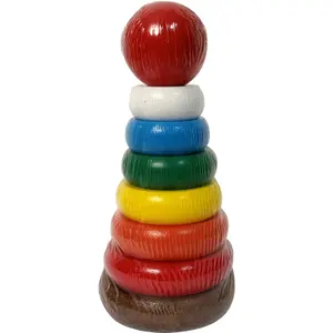 Wooden pyramid play set WDK Partner image-0