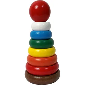 Wooden pyramid play set WDK Partner image-1