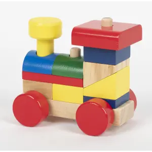 Wooden locomotive building set WDK Partner image-2