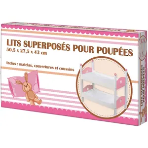 Accessories for dolls wooden bunk beds WDK Partner image-0