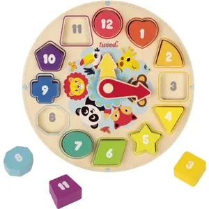 Wooden clock puzzle WDK Partner image-0