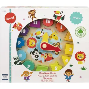 Wooden clock puzzle WDK Partner image-1