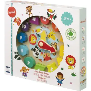 Wooden clock puzzle WDK Partner image-3