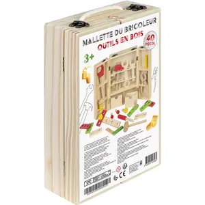 Conjunto de construção em madeira de 40 peças para os amantes da bricolage WDK Partner image-3