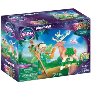 Forest fairy figurine with enchanted animal WDK Partner image-0